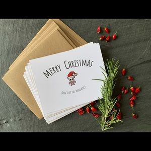 🦄 Quirky Covid Christmas cards - set of 10
